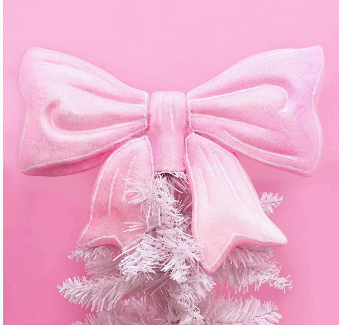 Bow Christmas Tree Topper