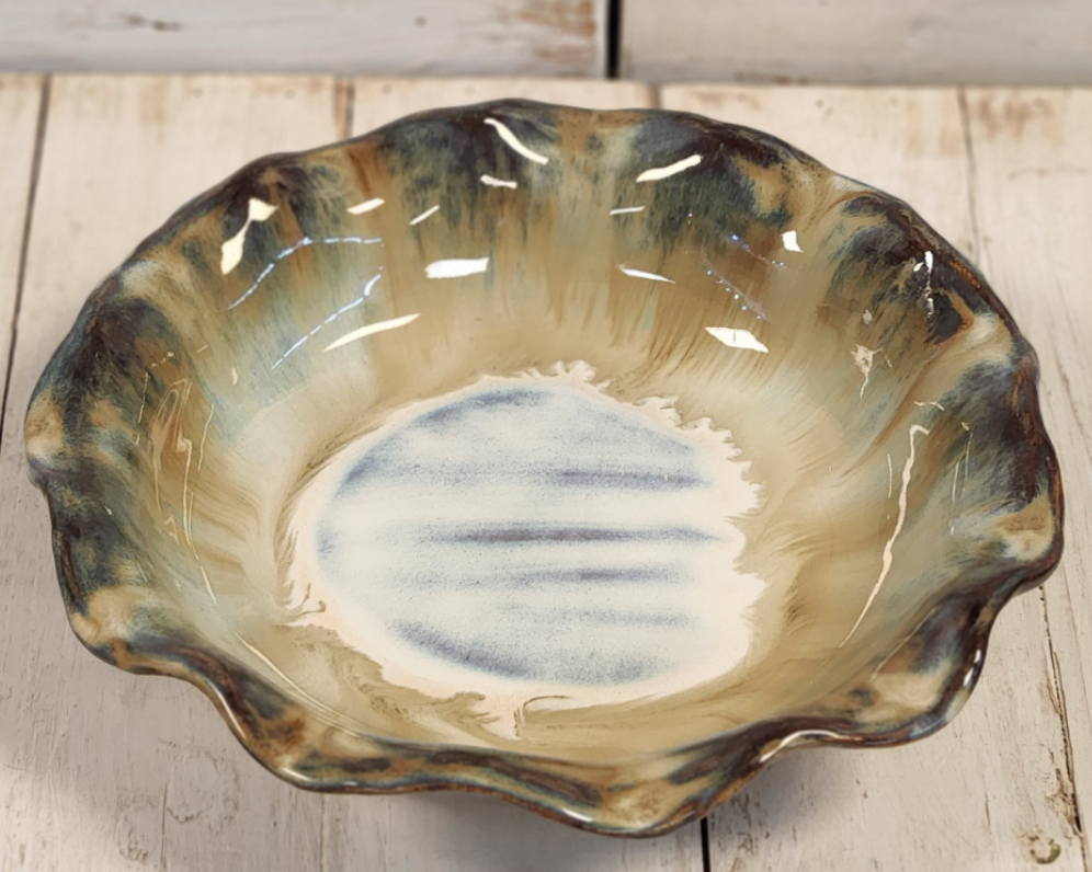 Tab Boren Fluted Serving Bowl
