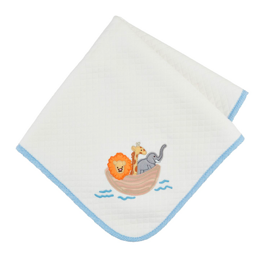 Noah's Ark Quilted Blanket