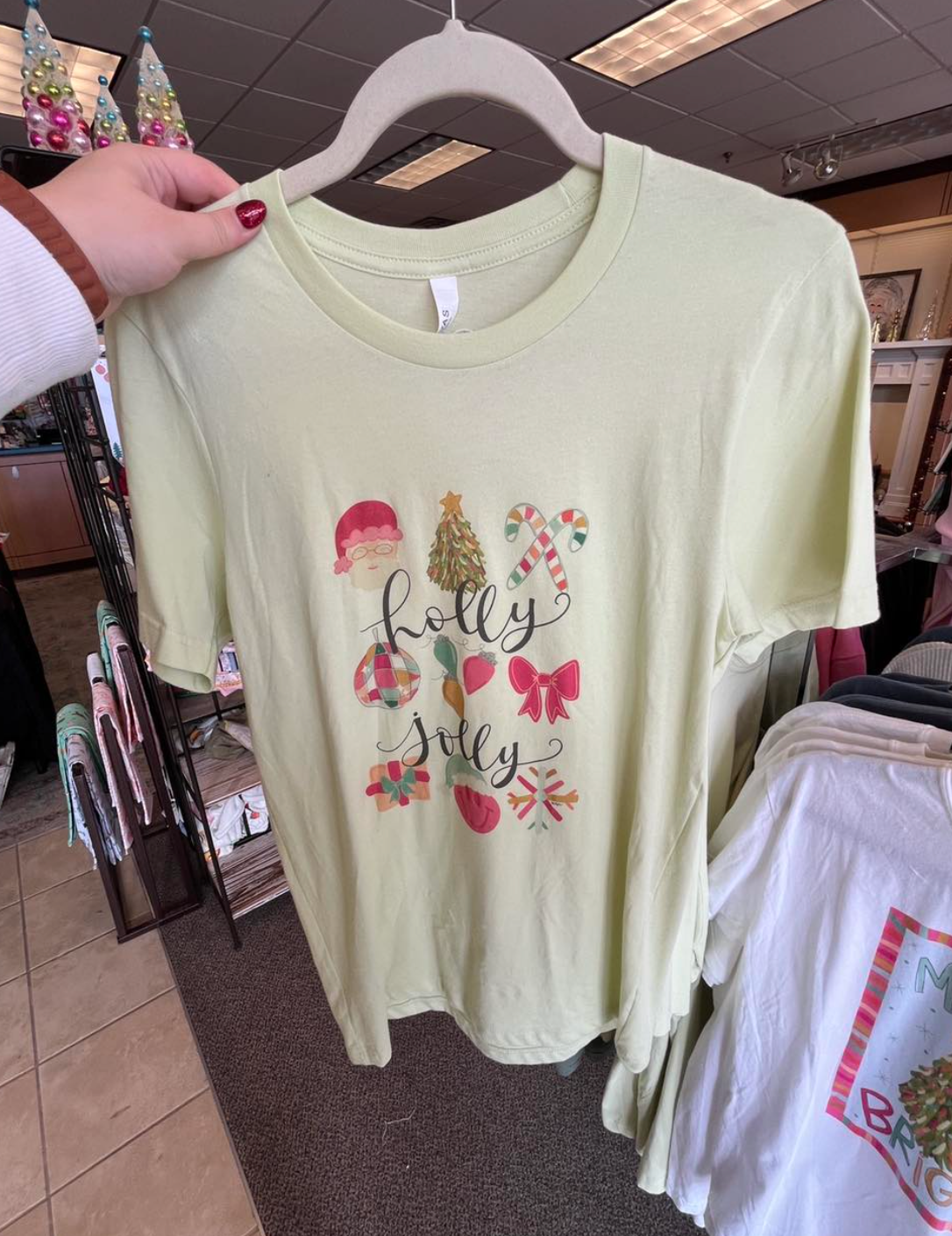 Holly Jolly Icons Tee