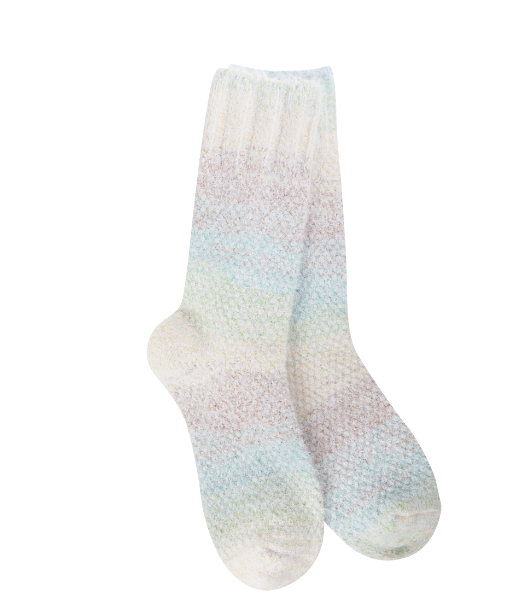 World's Softest Socks Ombre Feather Crew