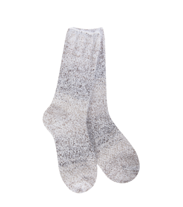 World's Softest Socks Ombre Feather Crew