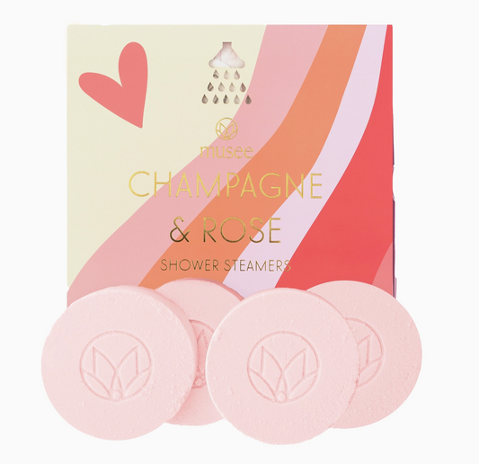 Champagne and Rose Shower Steamers