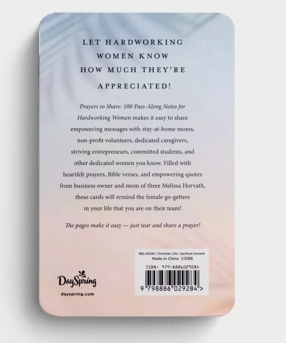 Pass Along Notes for Hardworking Women