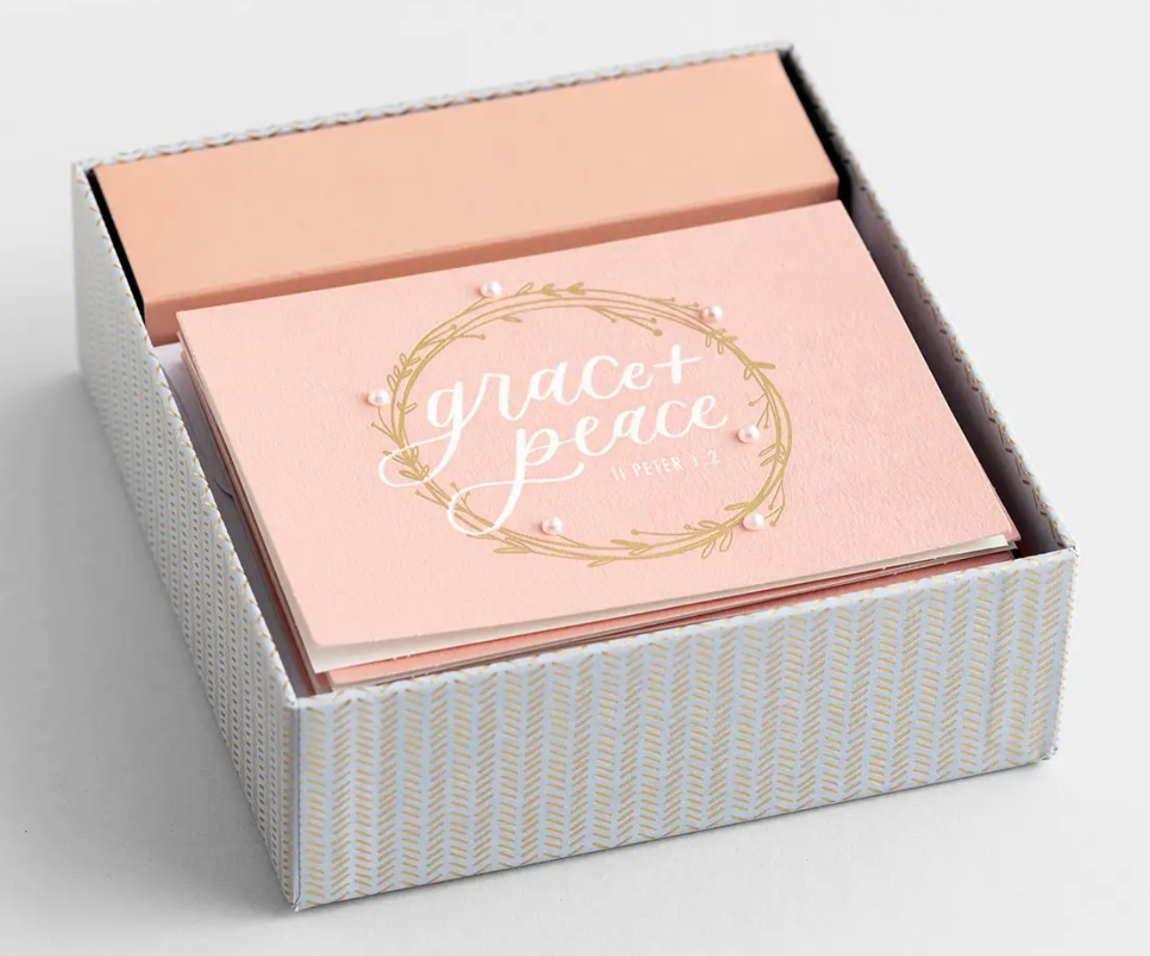 Grace + Peace Embellished Card Set