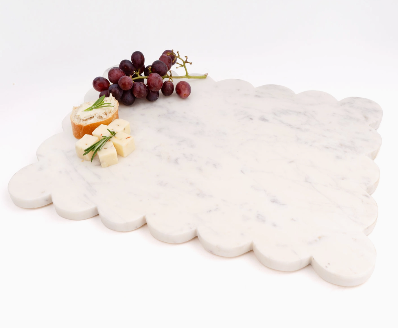 Marble Scalloped Serving Board
