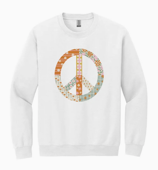 Peace Sign Sweatshirt