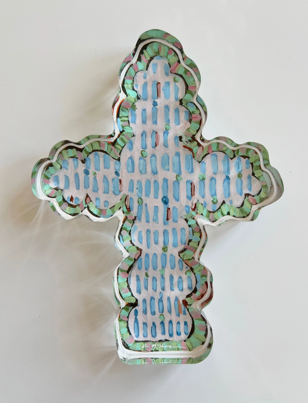 Faithful Cross Acrylic Block