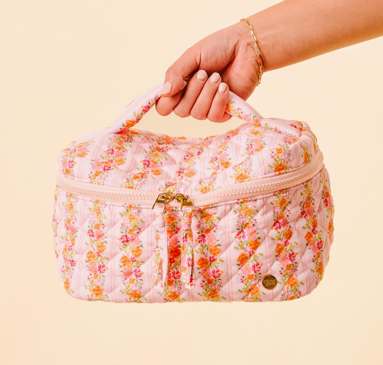 Glam & Go Quilted Cosmetic Bag