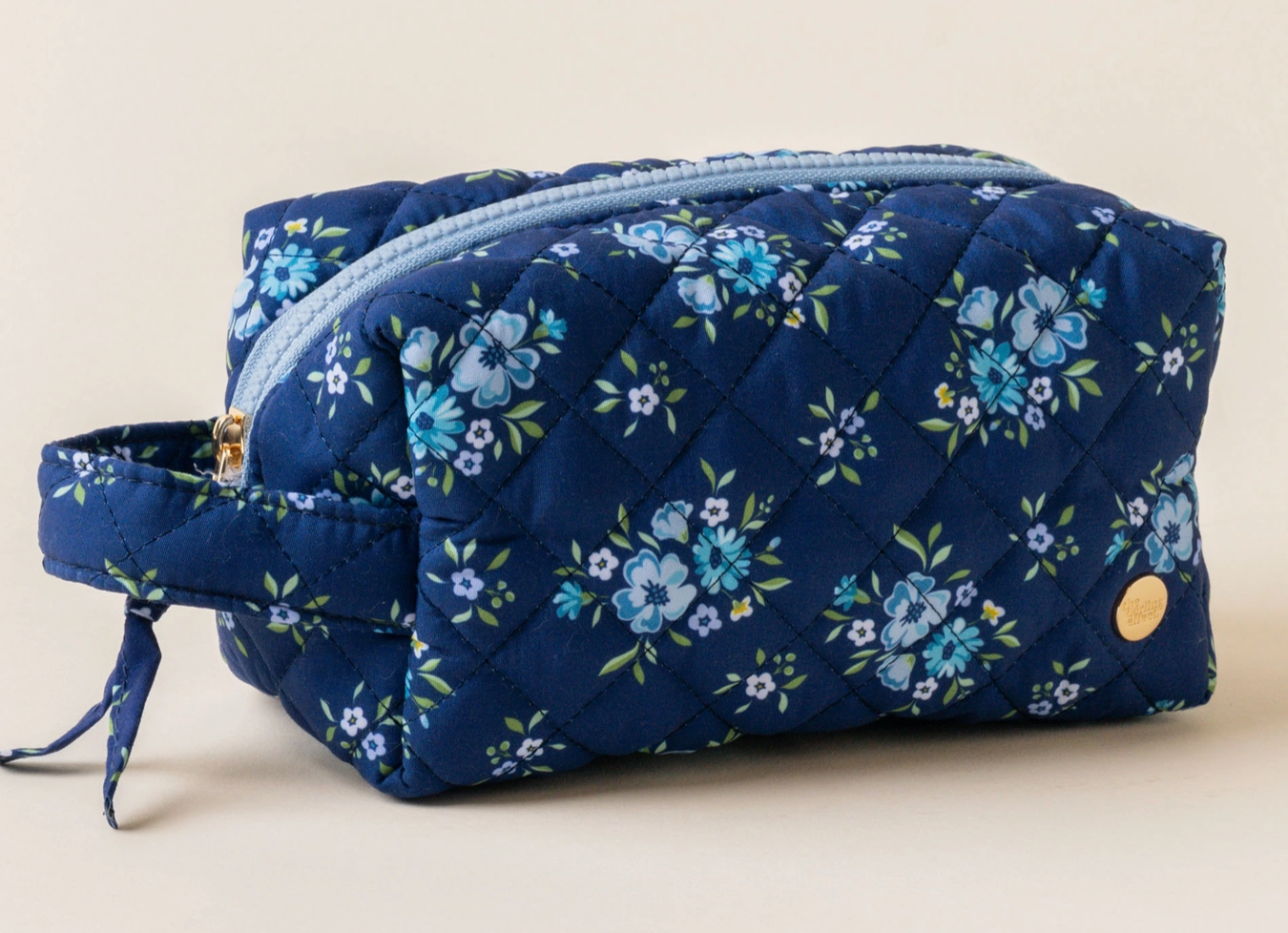 Essentials Quilted Cosmetic Pouch
