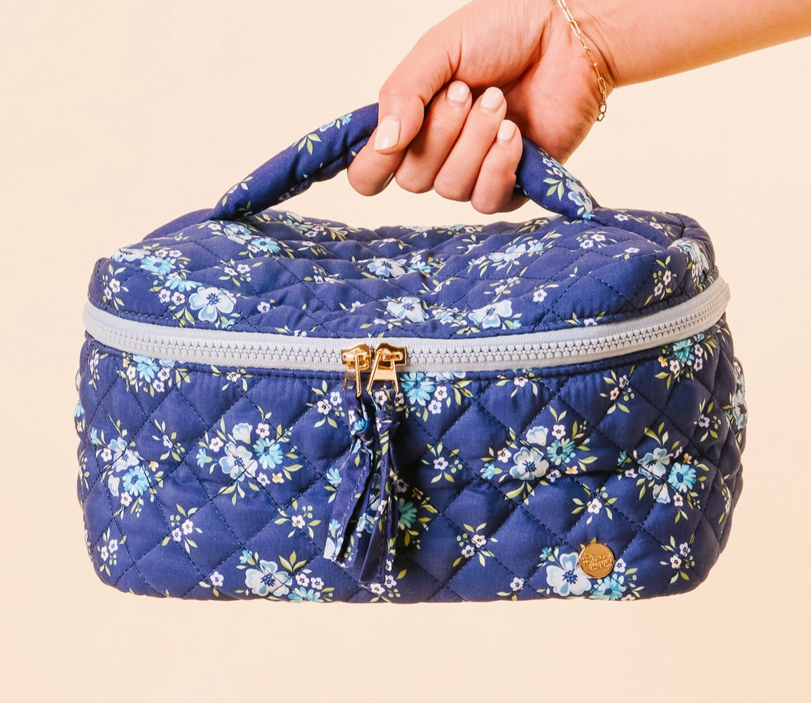 Glam & Go Quilted Cosmetic Bag