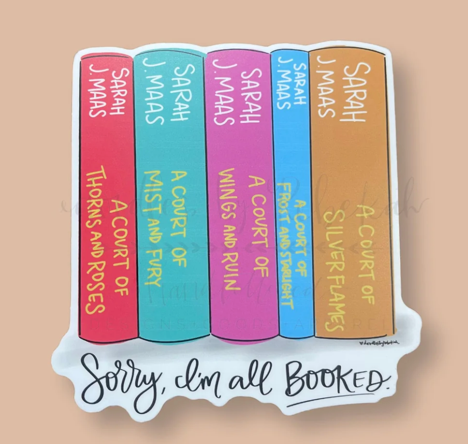 All Booked Sticker