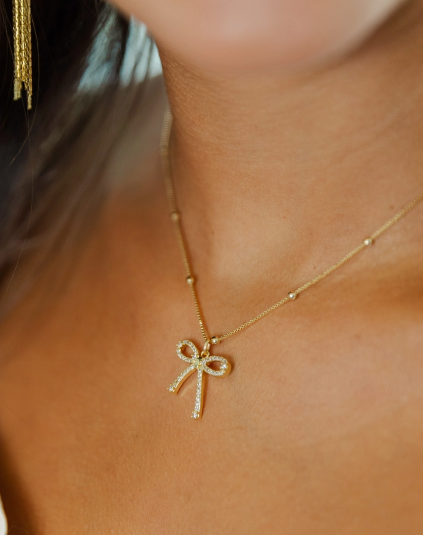 Isabella Bow Necklace