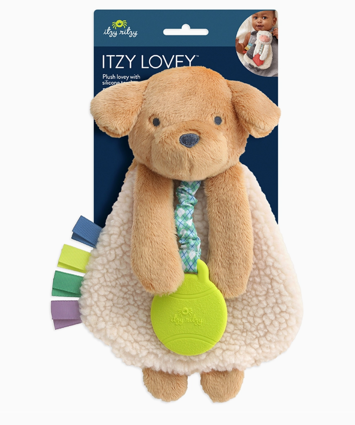 Itzy Friends Lovey Plush Teether Toy
