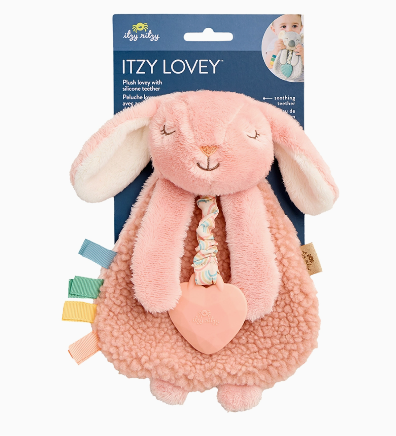 Itzy Friends Lovey Plush Teether Toy