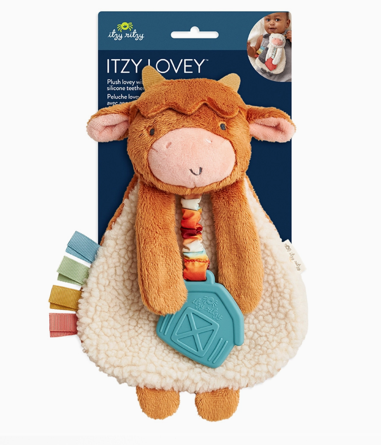 Itzy Friends Lovey Plush Teether Toy