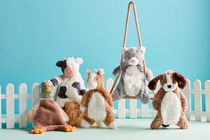 Farm Animal Plush Woobies