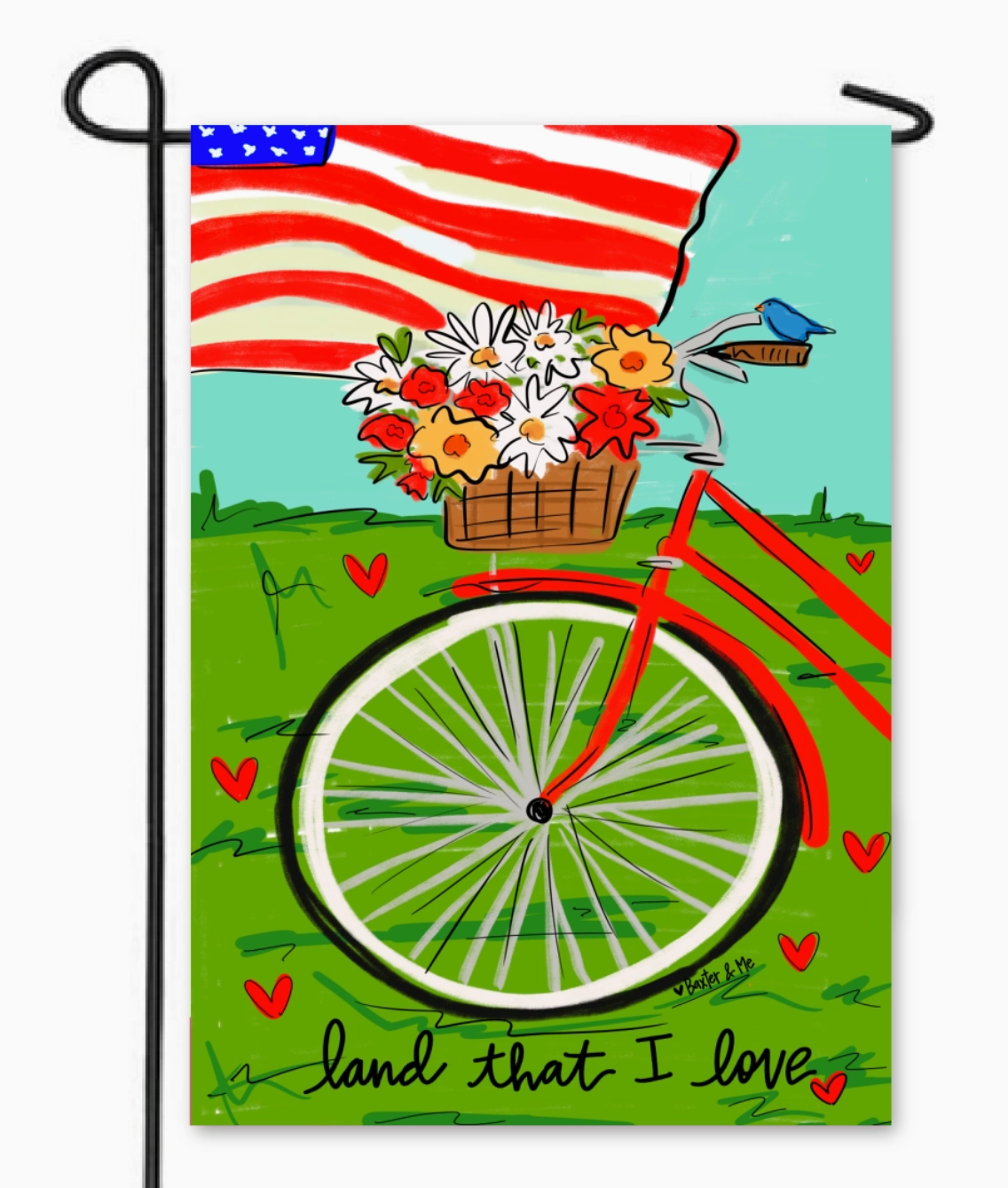 Land That I Love Bike Flag