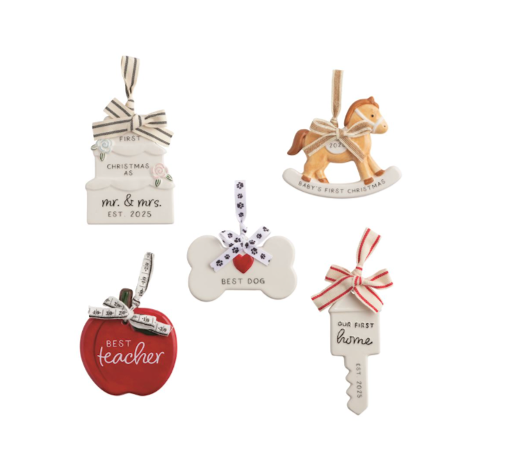 MT Christmas Ceramic Ornaments