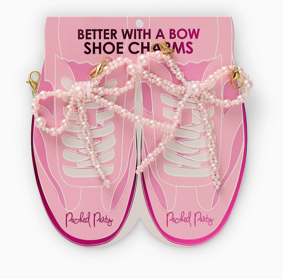 Better With A Bow Shoe Charms