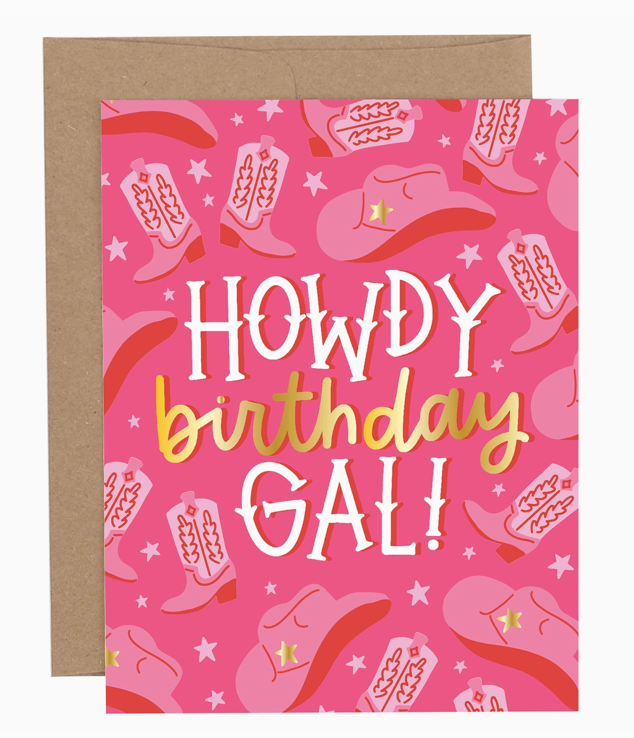 Howdy Birthday Gal Greeting Card