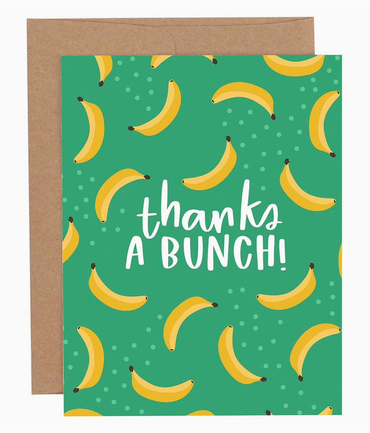 Thanks A Bunch Bananas Greeting Card
