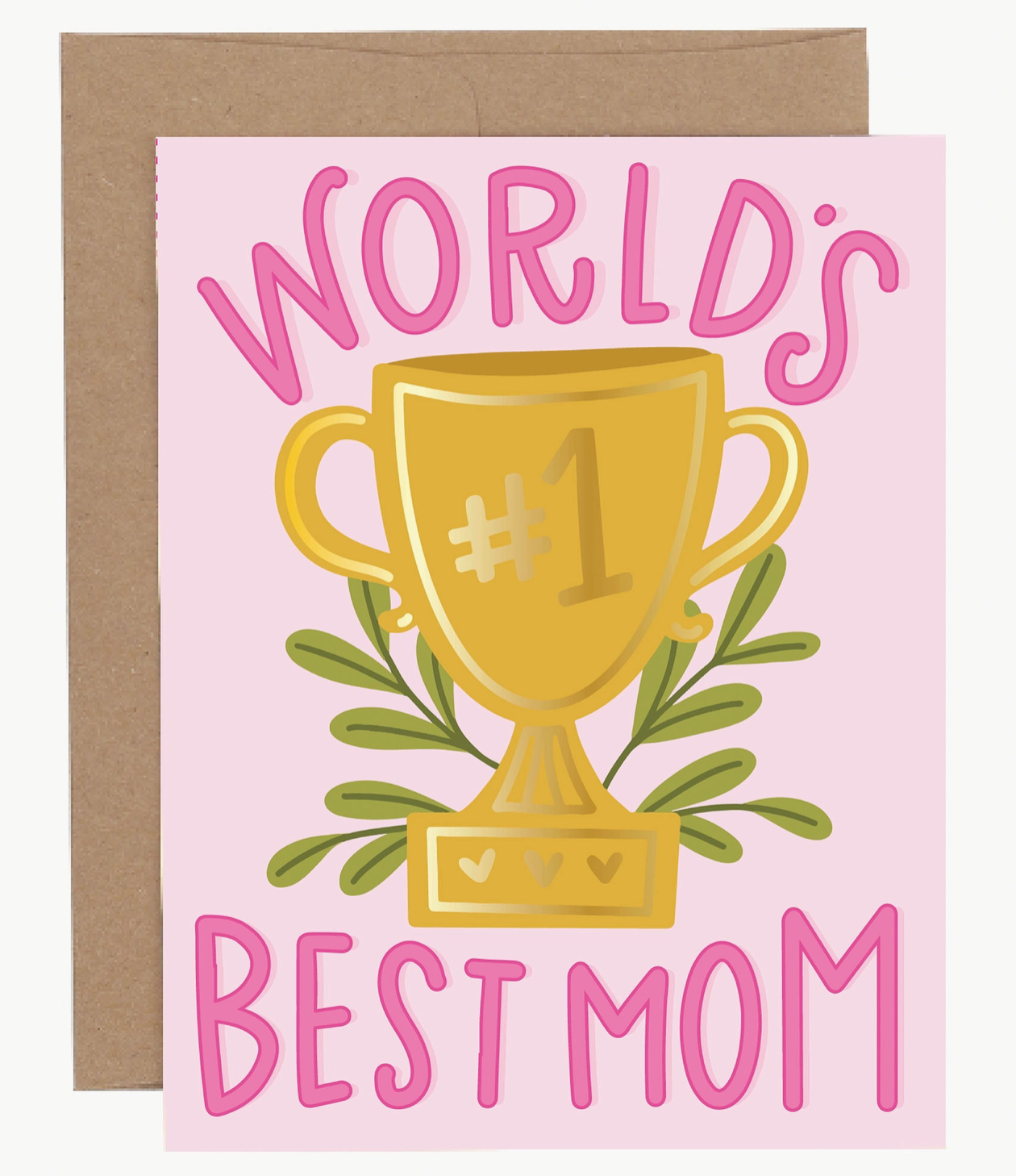World's Best Mom Mother's Day Greeting Card