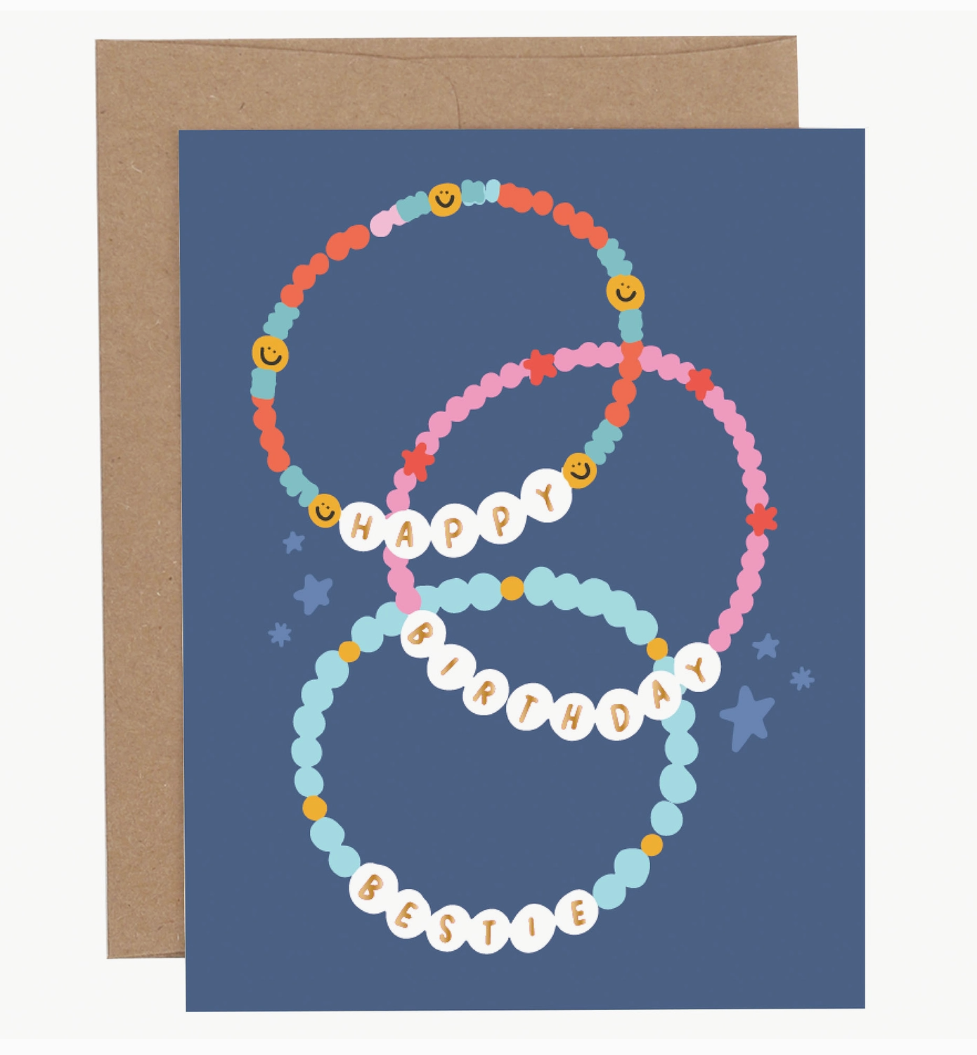 Happy Birthday Bestie Greeting Card