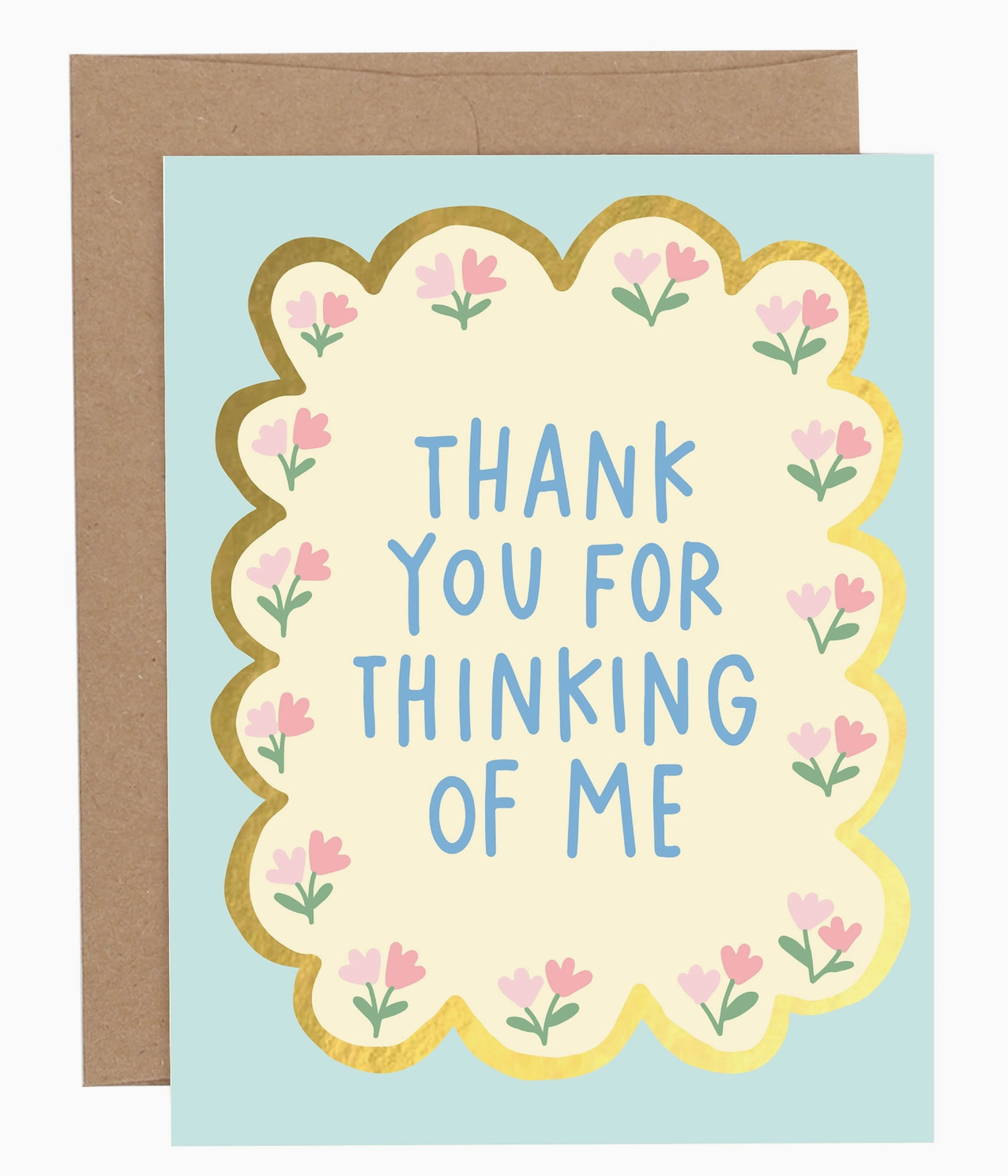 Thank You For Thinking of Me Greeting Card