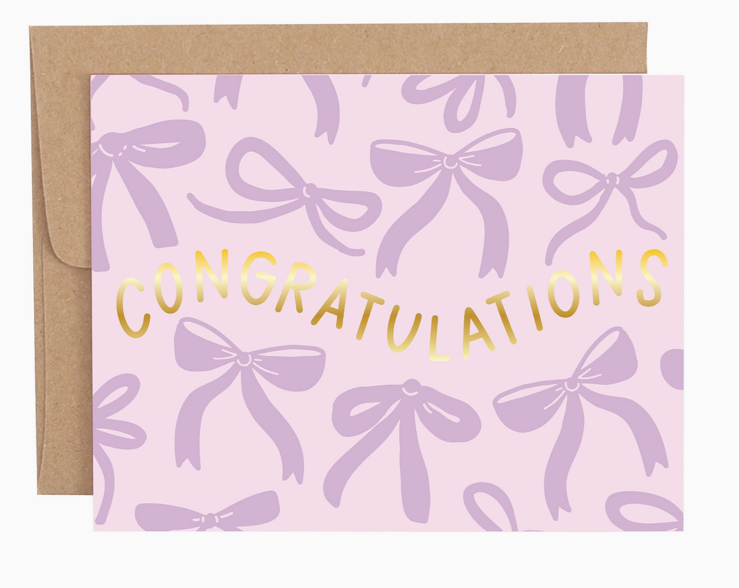 Congratulations Bows Greeting Card
