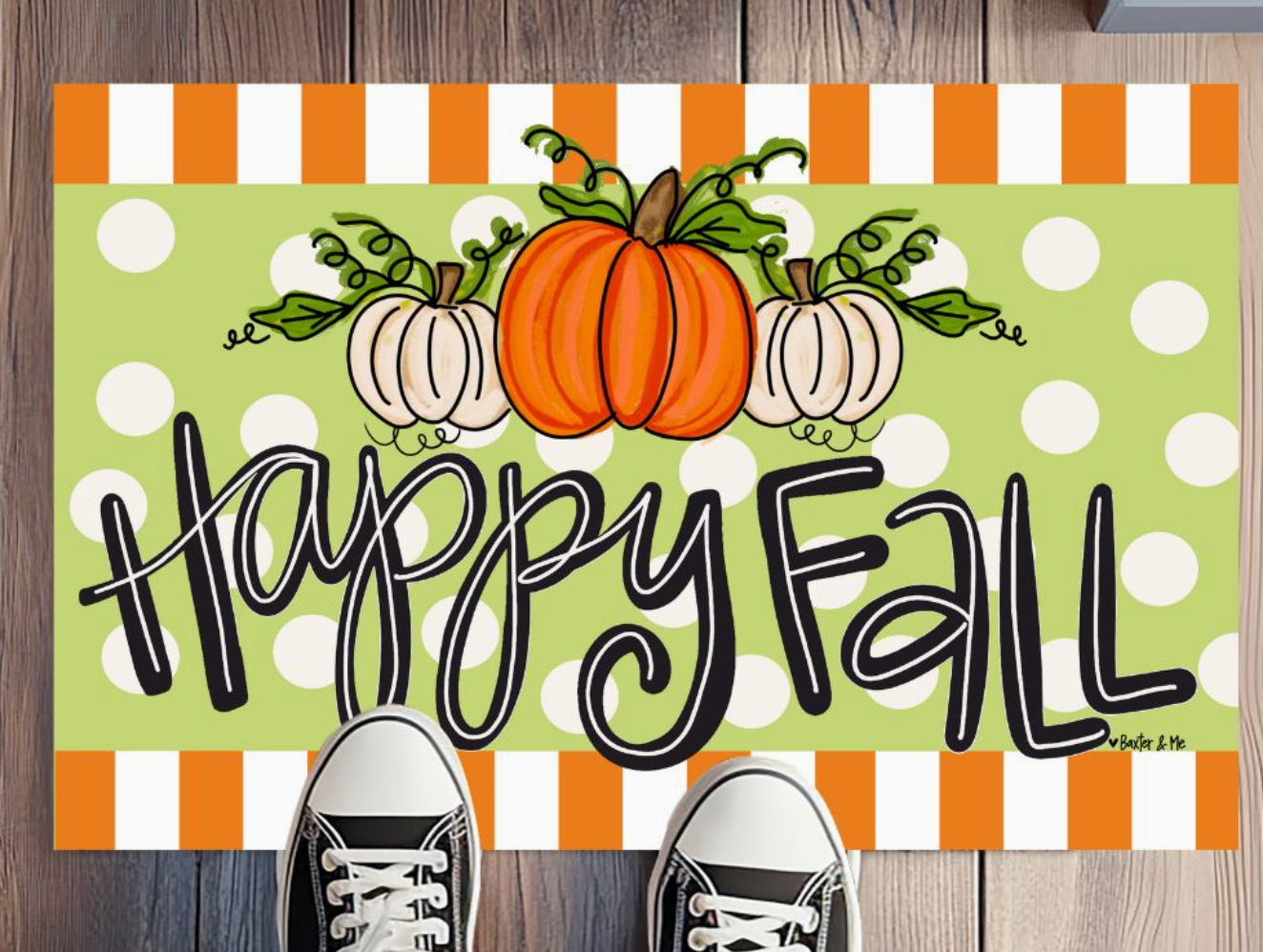 Pumpkins All Around Rug Floormat