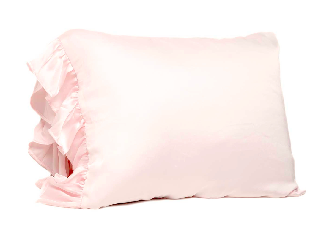 MT Ruffled Satin Pillowcase