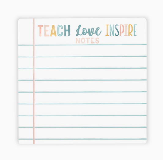 Teach Love Inspire Dry Erase Board