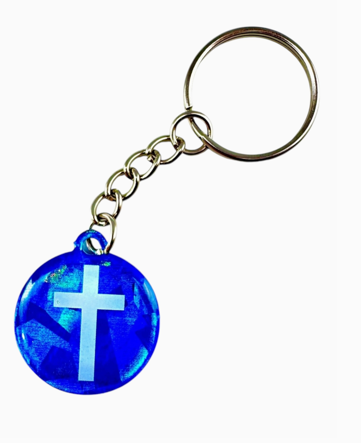 Tap To Pray Prayer Tag Keychain