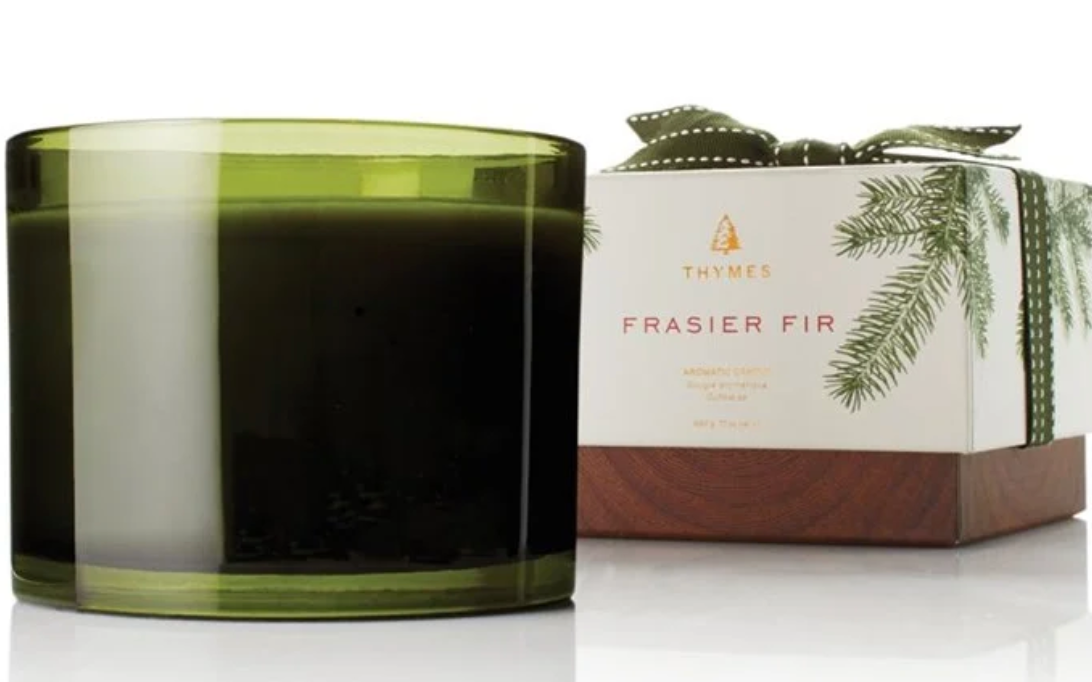 MT Frasier Fir Green Three Wick Candle