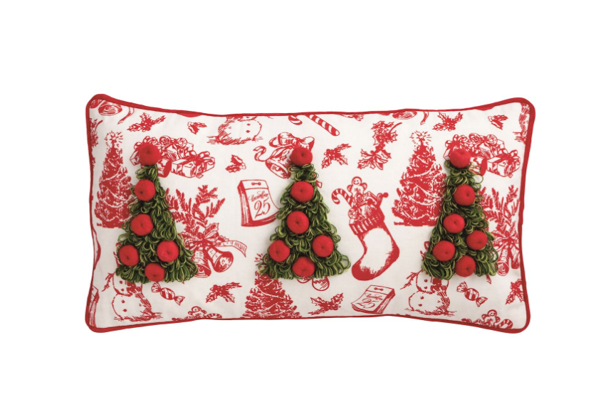 MT Tree Embellished Pillow