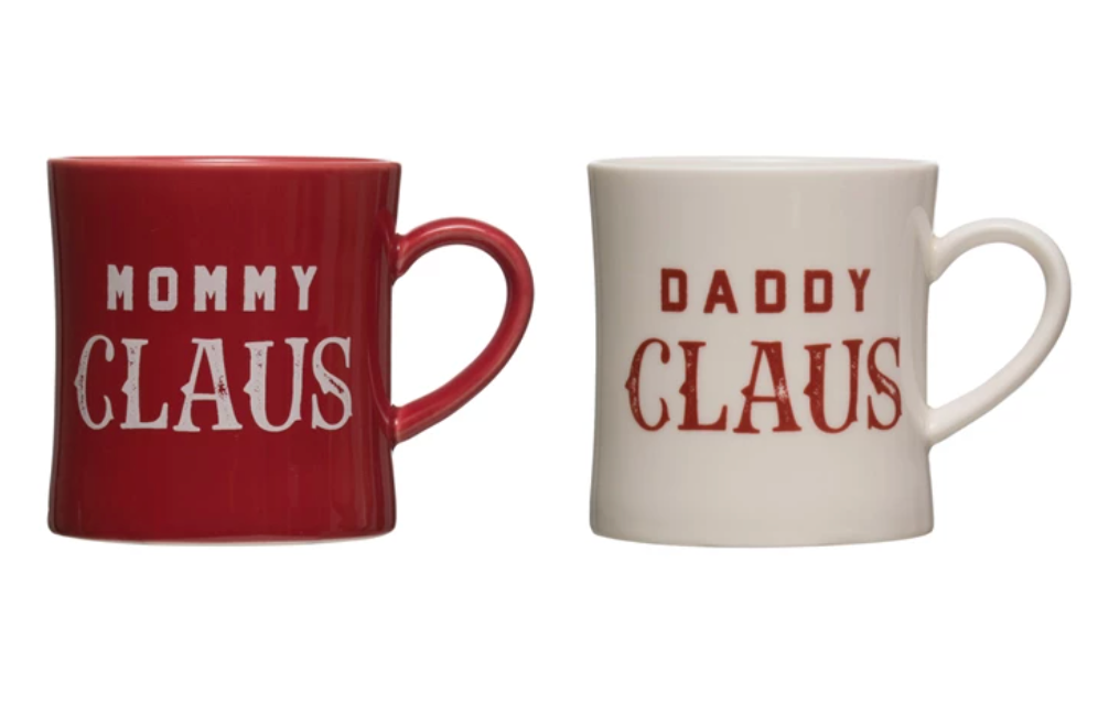 MT Claus Stoneware Mugs