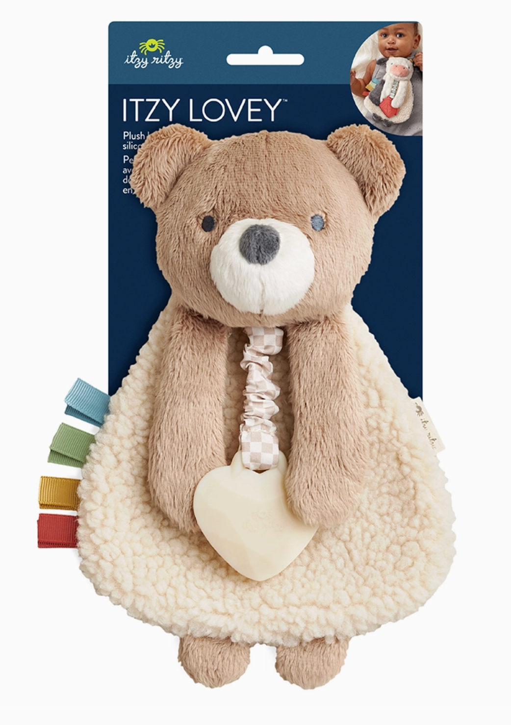 Itzy Friends Lovey Plush Teether Toy
