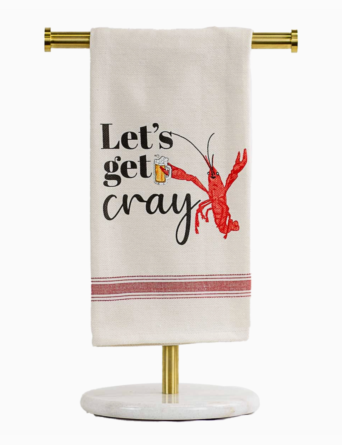 Let's Get Cray Cheers Hand Towel