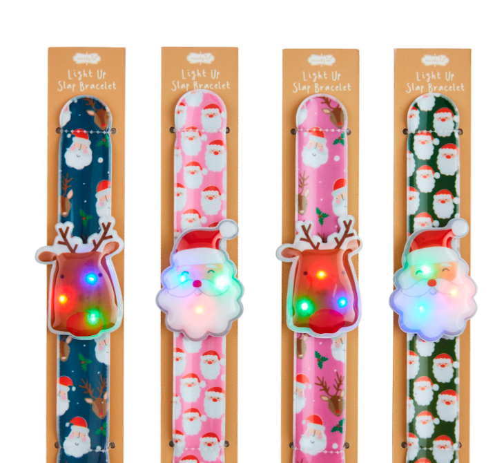 MT Christmas Light-Up Slap Bracelet