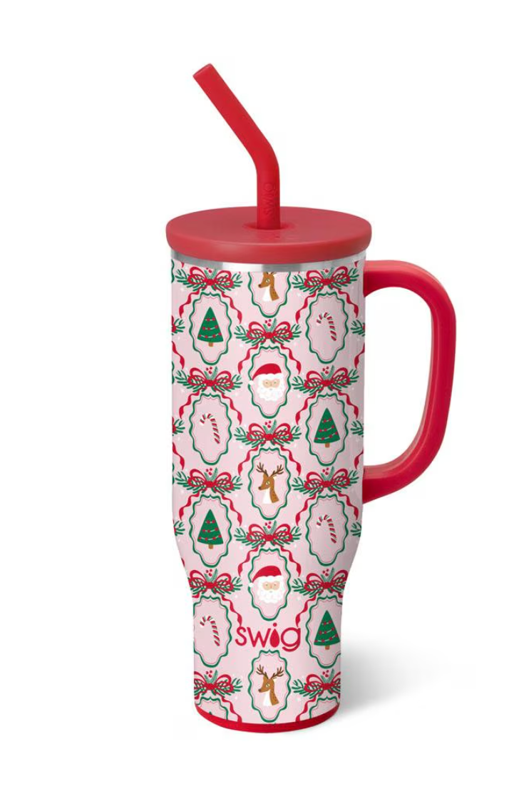 Christmas Cameos Mega Mug 30oz