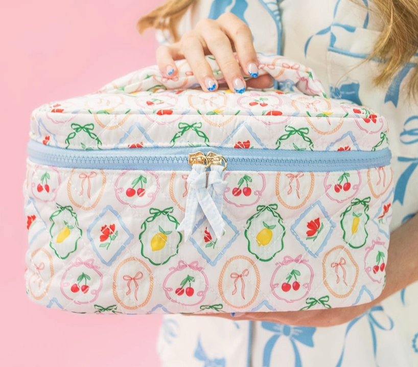 Quilted Cosmetic Bag
