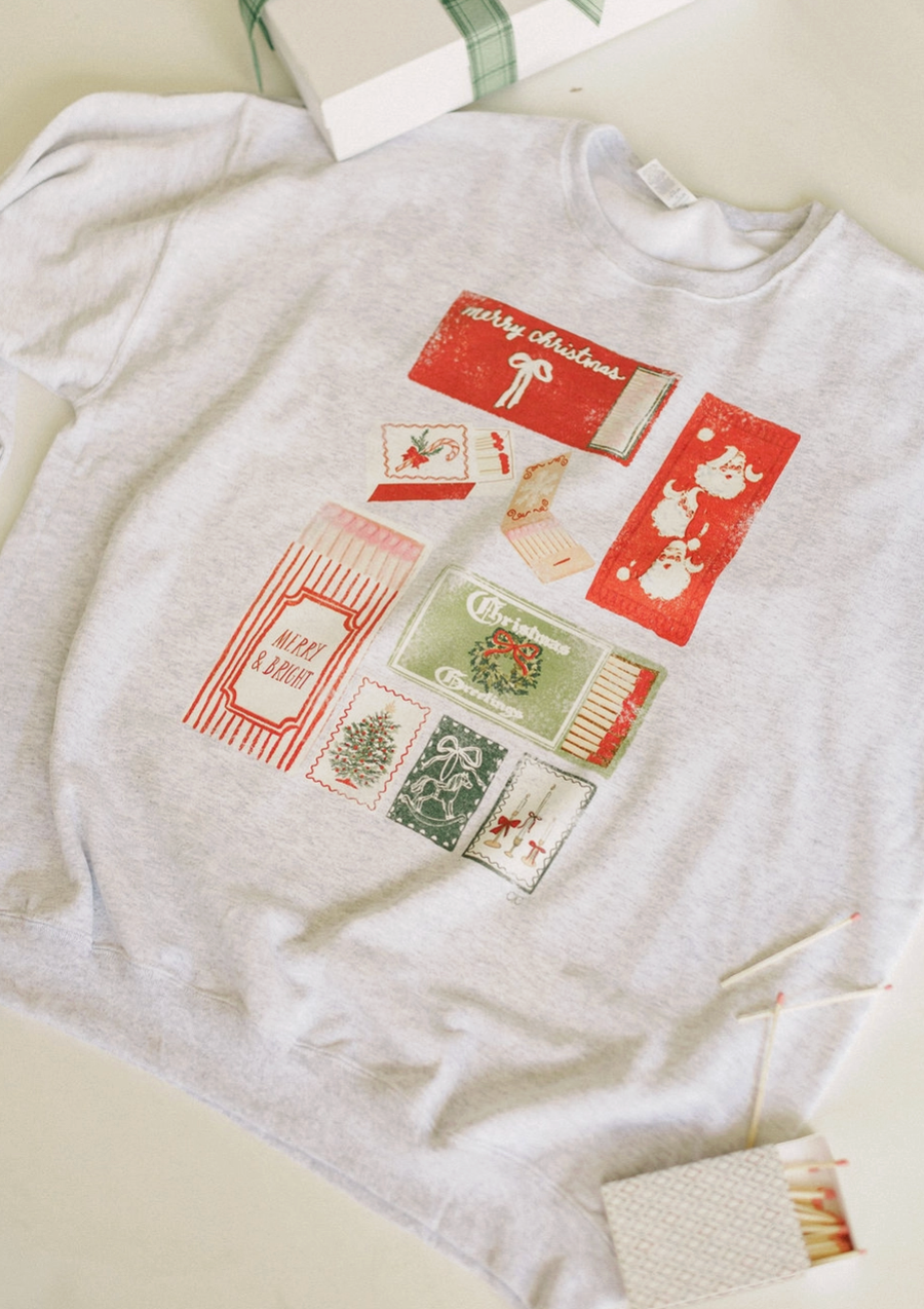 Merry & Bright Matchbox Sweatshirt