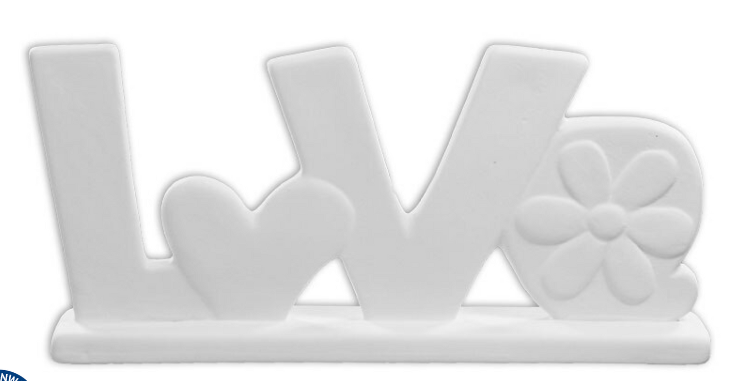 Ceramic Love Shelf Sitter
