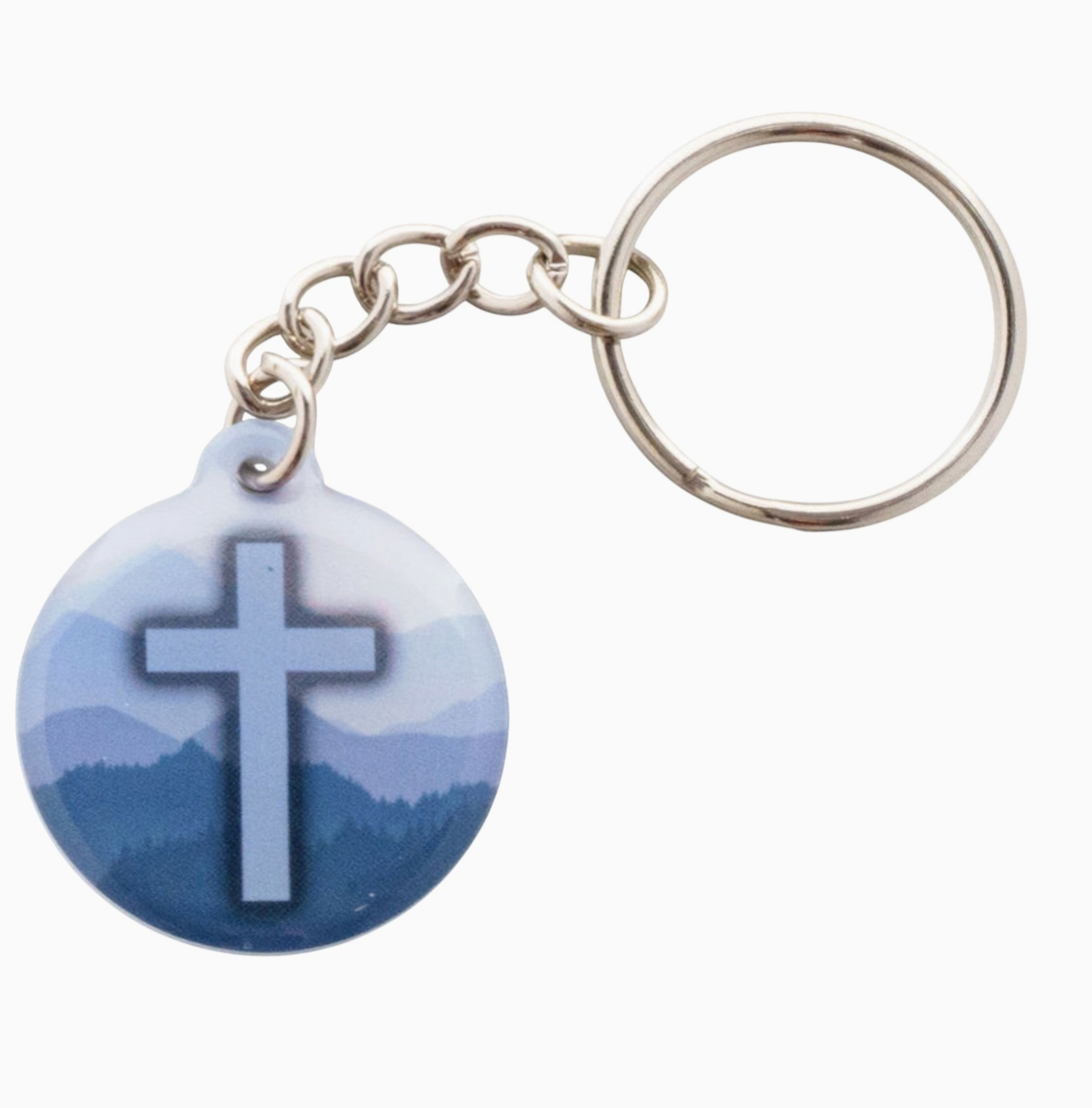 Tap To Pray Prayer Tag Keychain