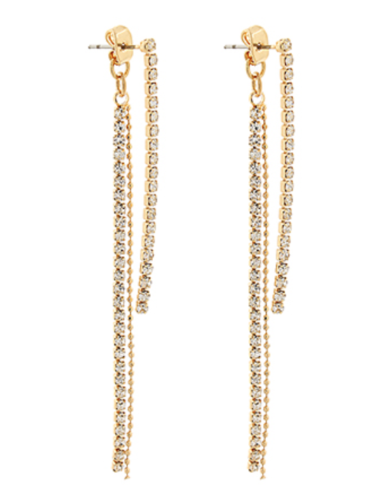 Fringe Cup Chain Earrings