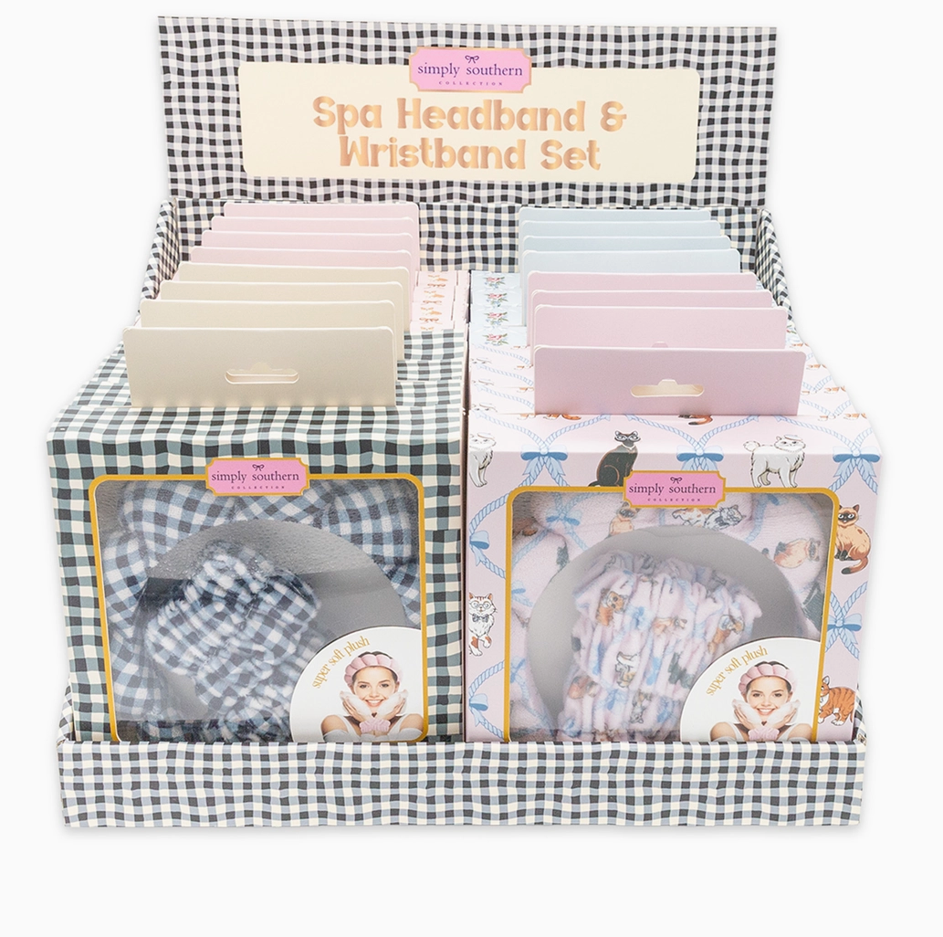 Spa Headband & Wristband Set