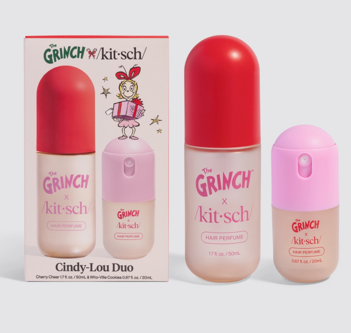 The Grinch x Kitsch Cindy-Lou Duo Set
