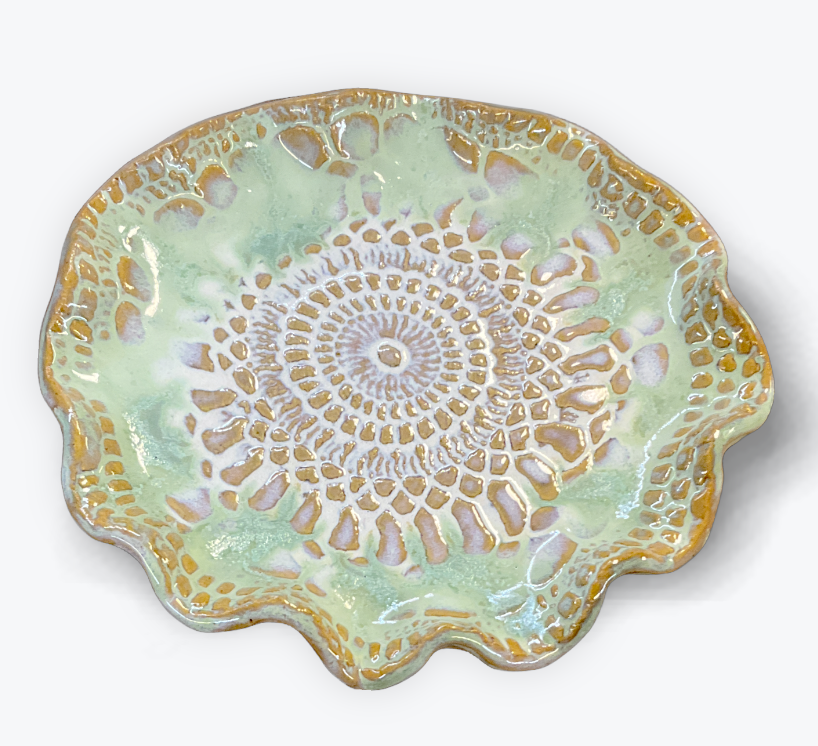 Tab Boren Pottery Small Doily Plate #357