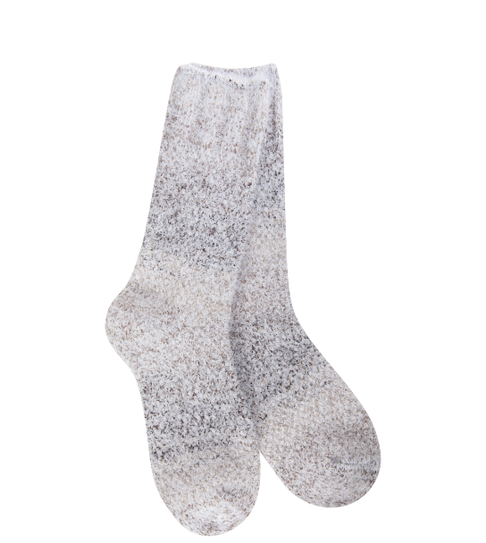 World's Softest Socks Ombre Feather Crew